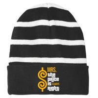 Pick Me Im Ready To Come On Down The Family Striped Beanie with Solid Band