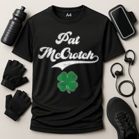 PAT McCROTCH Irish Pub Shamrock Funny St Patrick's Day Performance Shirt