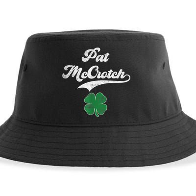 PAT McCROTCH Irish Pub Shamrock Funny St Patrick's Day Sustainable Bucket Hat