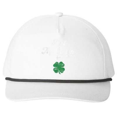 PAT McCROTCH Irish Pub Shamrock Funny St Patrick's Day Snapback Five-Panel Rope Hat