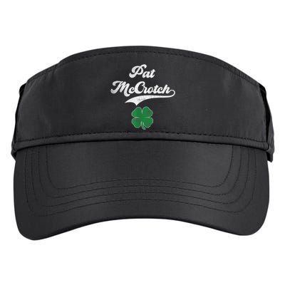 PAT McCROTCH Irish Pub Shamrock Funny St Patrick's Day Adult Drive Performance Visor