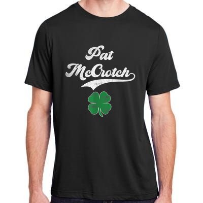 PAT McCROTCH Irish Pub Shamrock Funny St Patrick's Day Adult ChromaSoft Performance T-Shirt