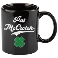 PAT McCROTCH Irish Pub Shamrock Funny St Patrick's Day 11oz C Handle Ceramic Mug