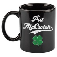 PAT McCROTCH Irish Pub Shamrock Funny St Patrick's Day 11oz C Handle Ceramic Mug