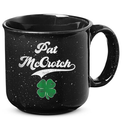 PAT McCROTCH Irish Pub Shamrock Funny St Patrick's Day 15oz Campfire Ceramic Mug