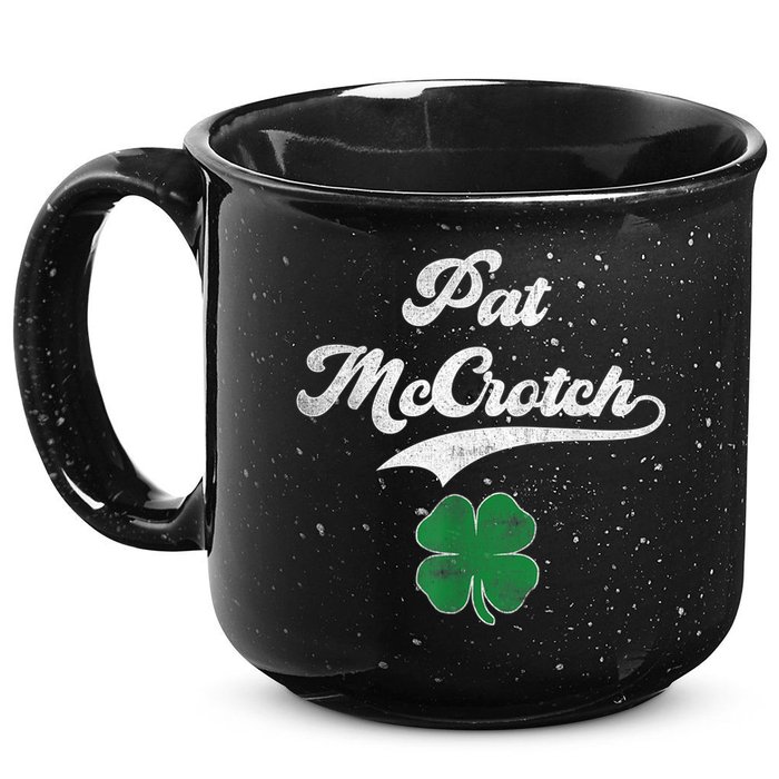 PAT McCROTCH Irish Pub Shamrock Funny St Patrick's Day 15oz Campfire Ceramic Mug