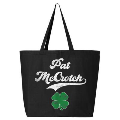 PAT McCROTCH Irish Pub Shamrock Funny St Patrick's Day 25L Jumbo Tote