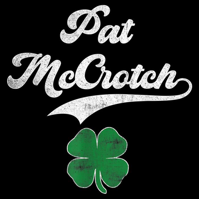PAT McCROTCH Irish Pub Shamrock Funny St Patrick's Day Wool Snapback Cap