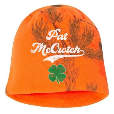 PAT McCROTCH Irish Pub Shamrock Funny St Patrick's Day Kati - Camo Knit Beanie