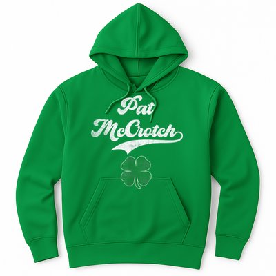 PAT McCROTCH Irish Pub Shamrock Funny St Patrick's Day Hoodie