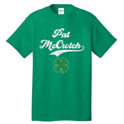 PAT McCROTCH Irish Pub Shamrock Funny St Patrick's Day Tall T-Shirt