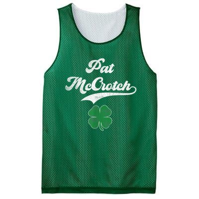 PAT McCROTCH Irish Pub Shamrock Funny St Patrick's Day Mesh Reversible Basketball Jersey Tank