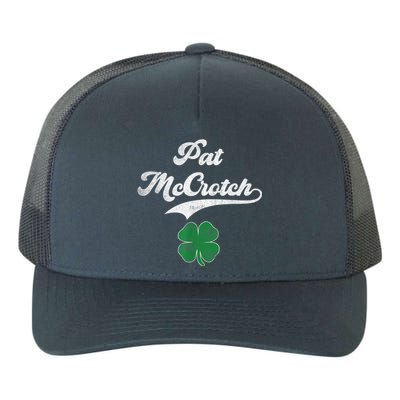 PAT McCROTCH Irish Pub Shamrock Funny St Patrick's Day Yupoong Adult 5-Panel Trucker Hat