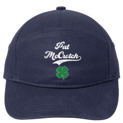 PAT McCROTCH Irish Pub Shamrock Funny St Patrick's Day 7-Panel Snapback Hat