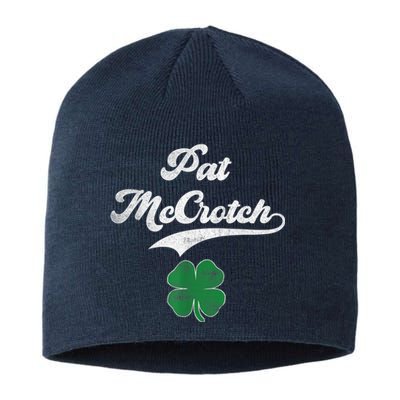 PAT McCROTCH Irish Pub Shamrock Funny St Patrick's Day Sustainable Beanie