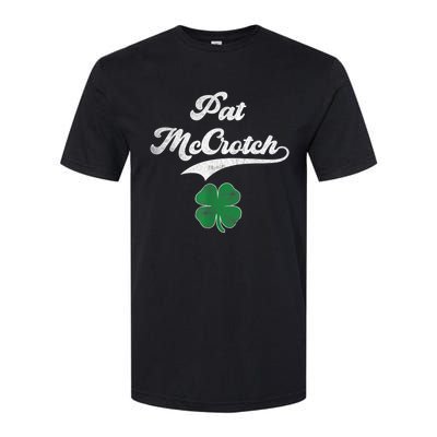 PAT McCROTCH Irish Pub Shamrock Funny St Patrick's Day Softstyle CVC T-Shirt