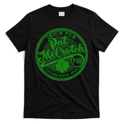 PAT McCROTCH Irish Pub Shamrock Funny St Patrick's Day T-Shirt