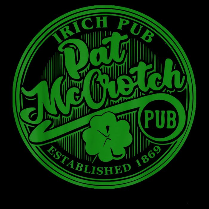 PAT McCROTCH Irish Pub Shamrock Funny St Patrick's Day Wool Snapback Cap
