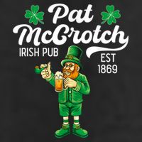 Pat Mccrotch Irish Pub Funny Leprechaun St Patricks Day Cool Comfort Performance Bucket Hat