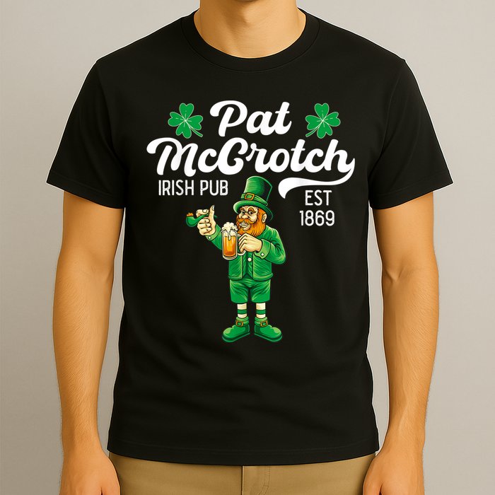 Pat Mccrotch Irish Pub Funny Leprechaun St Patricks Day T-Shirt
