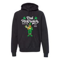 Pat Mccrotch Irish Pub Funny Leprechaun St Patricks Day Premium Hoodie