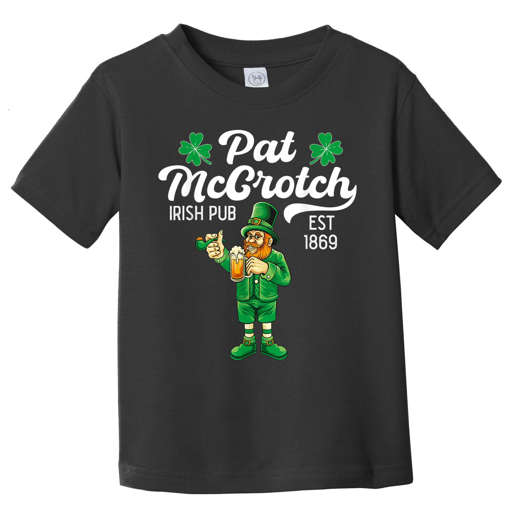 Pat Mccrotch Irish Pub Funny Leprechaun St Patricks Day Toddler T-Shirt