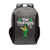 Pat Mccrotch Irish Pub Funny Leprechaun St Patricks Day Vector Backpack