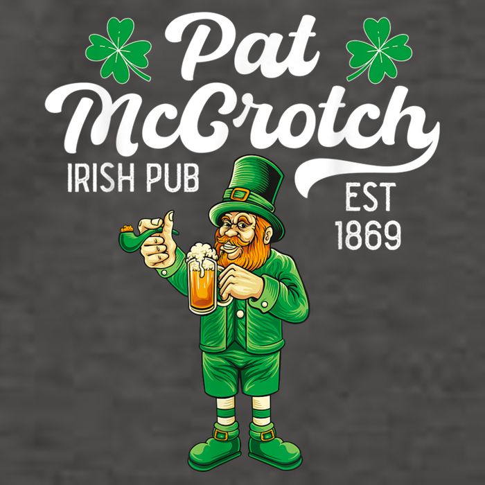 Pat Mccrotch Irish Pub Funny Leprechaun St Patricks Day Vector Backpack