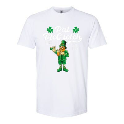 Pat Mccrotch Irish Pub Funny Leprechaun St Patricks Day Softstyle CVC T-Shirt