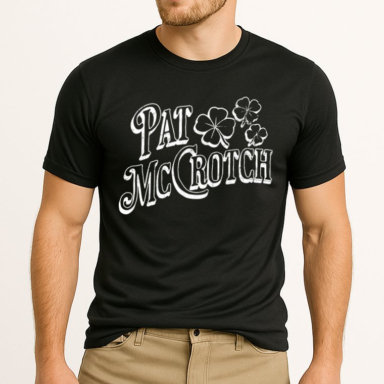 Pat Mccrotch Irish Pub St. PattyS Day Lucky Clover Cooling Performance Crew T-Shirt
