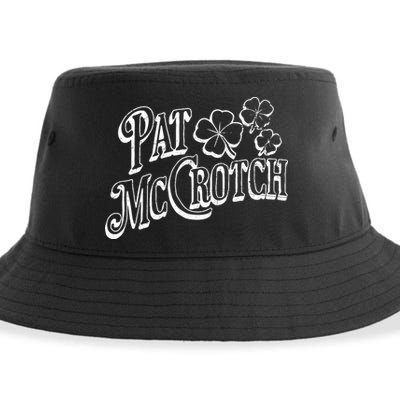 Pat Mccrotch Irish Pub St. PattyS Day Lucky Clover Sustainable Bucket Hat