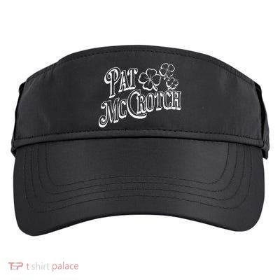 Pat Mccrotch Irish Pub St. PattyS Day Lucky Clover Adult Drive Performance Visor