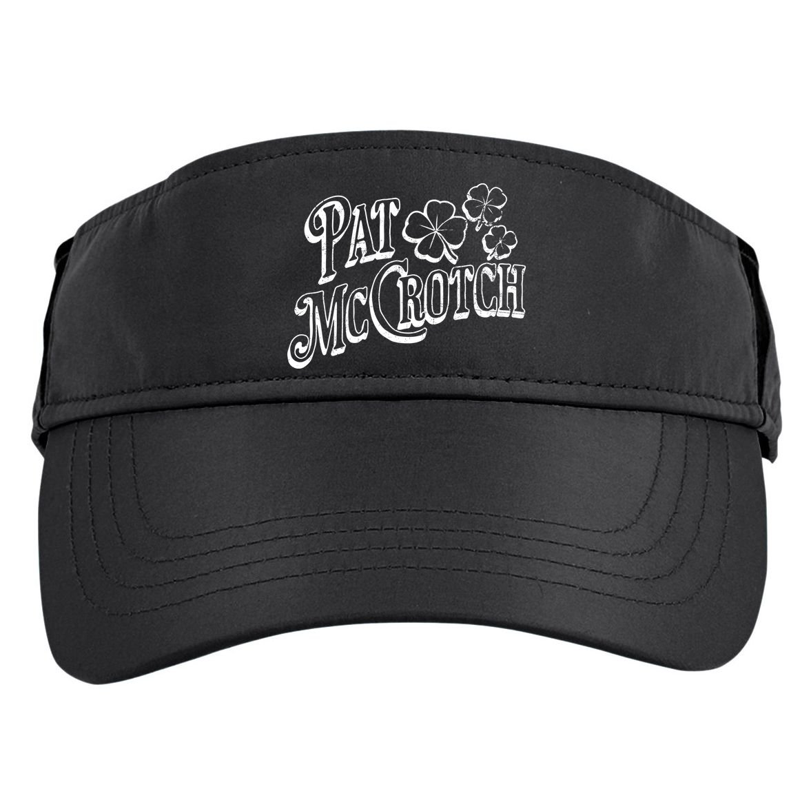 Pat Mccrotch Irish Pub St. PattyS Day Lucky Clover Adult Drive Performance Visor