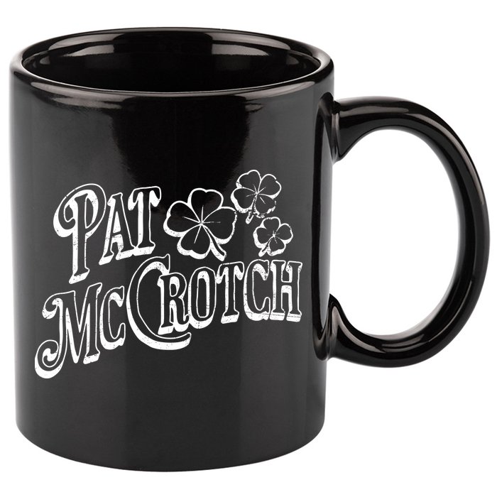 Pat Mccrotch Irish Pub St. PattyS Day Lucky Clover 11oz C Handle Ceramic Mug