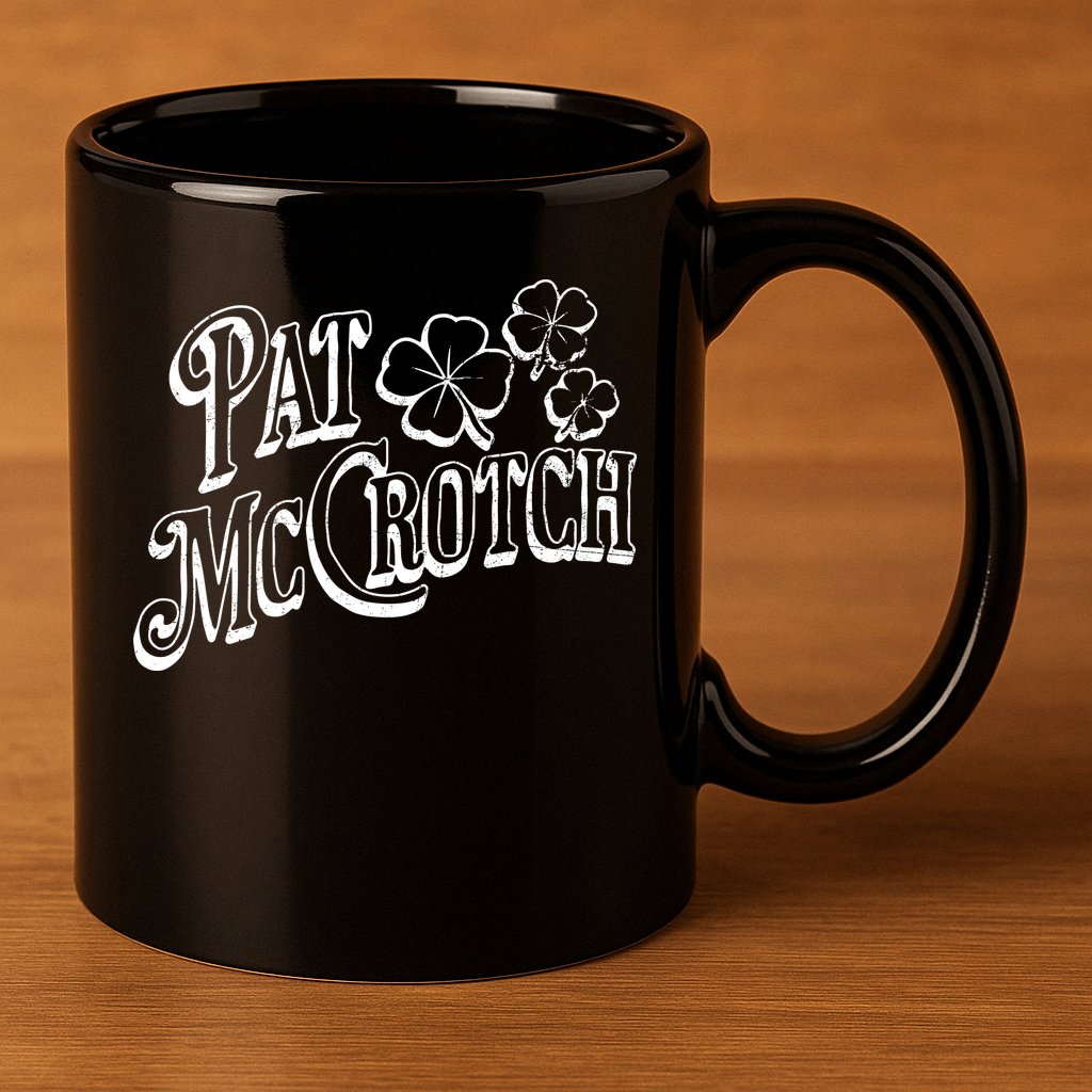 Pat Mccrotch Irish Pub St. PattyS Day Lucky Clover 11oz C Handle Ceramic Mug