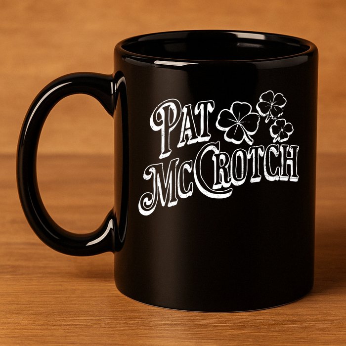 Pat Mccrotch Irish Pub St. PattyS Day Lucky Clover 11oz C Handle Ceramic Mug