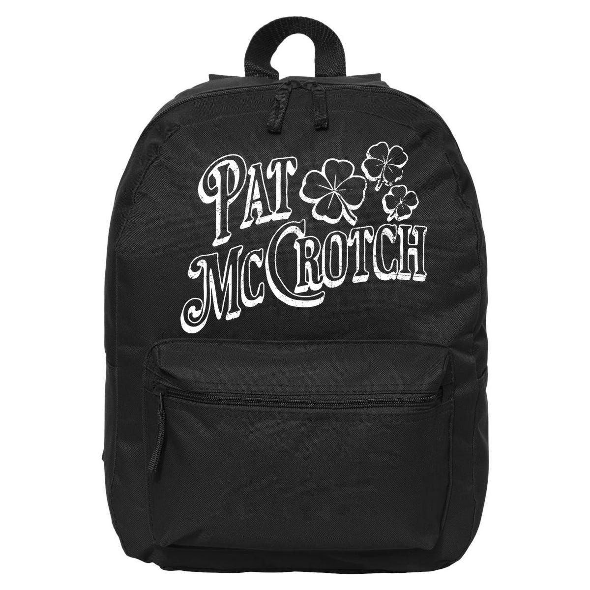 Pat Mccrotch Irish Pub St. PattyS Day Lucky Clover 16 in Basic Backpack