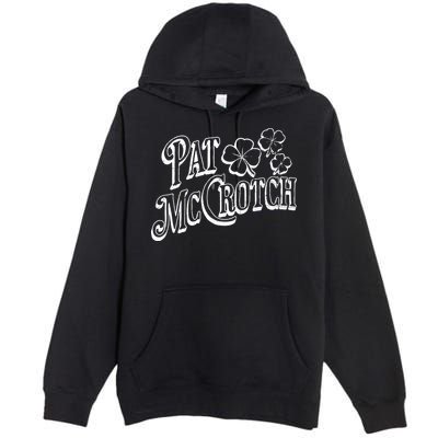 Pat Mccrotch Irish Pub St. PattyS Day Lucky Clover Premium Pullover Hoodie