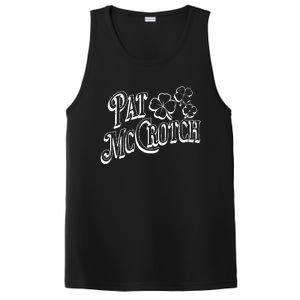 Pat Mccrotch Irish Pub St. PattyS Day Lucky Clover PosiCharge Competitor Tank