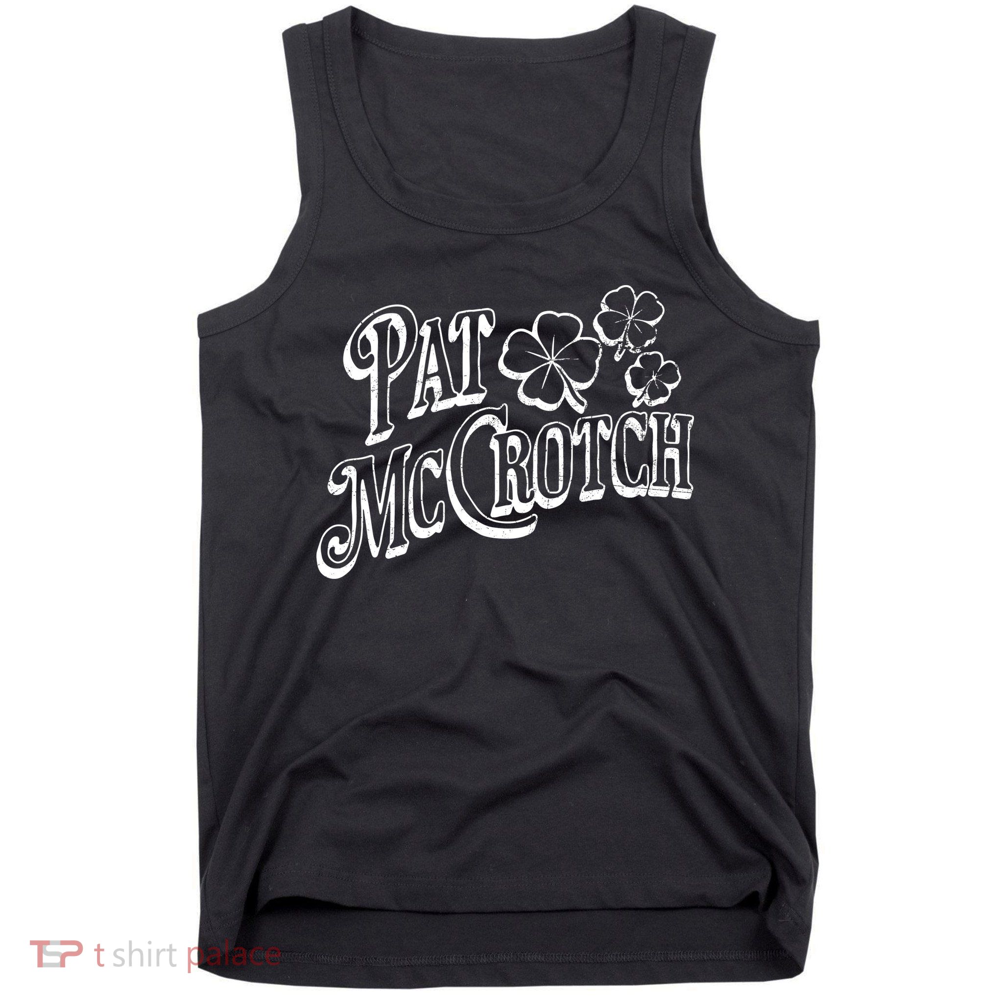 Pat Mccrotch Irish Pub St. PattyS Day Lucky Clover Tank Top