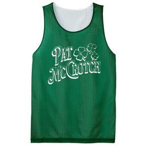 Pat Mccrotch Irish Pub St. PattyS Day Lucky Clover Mesh Reversible Basketball Jersey Tank