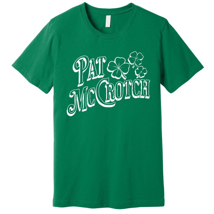 Pat Mccrotch Irish Pub St. PattyS Day Lucky Clover Premium T-Shirt