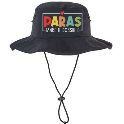 Paras Make It Possible Teacher Paraprofessional Legacy Cool Fit Booney Bucket Hat