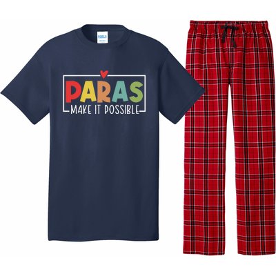 Paras Make It Possible Teacher Paraprofessional Paraeducator Pajama Set