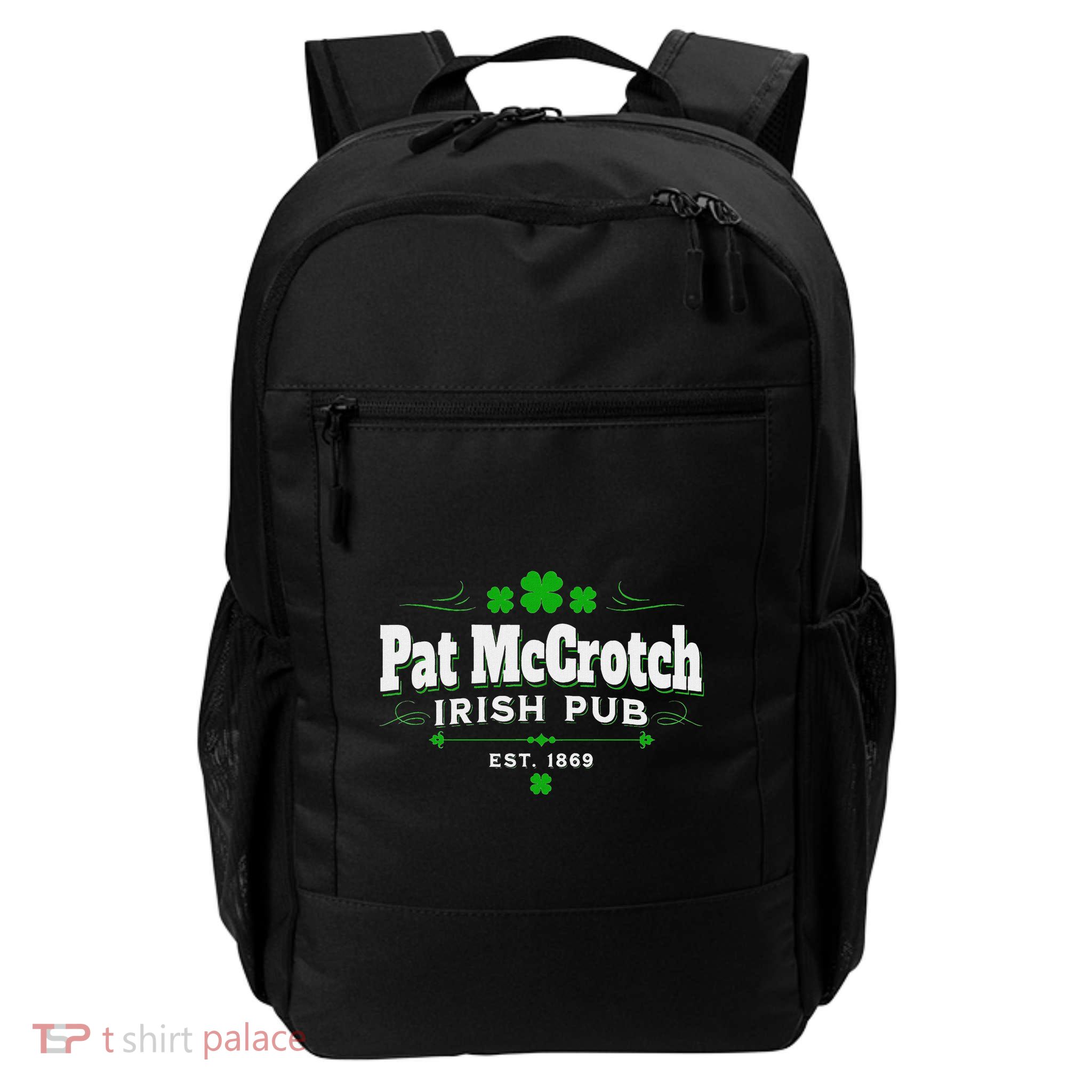 Pat Mccrouch Irish Pub St. Patricks Day Daily Commute Backpack
