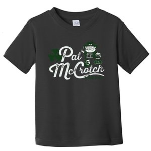 Pats Mccrotch Irish Pub Leprechaun Funny St Patricks Day Toddler T-Shirt