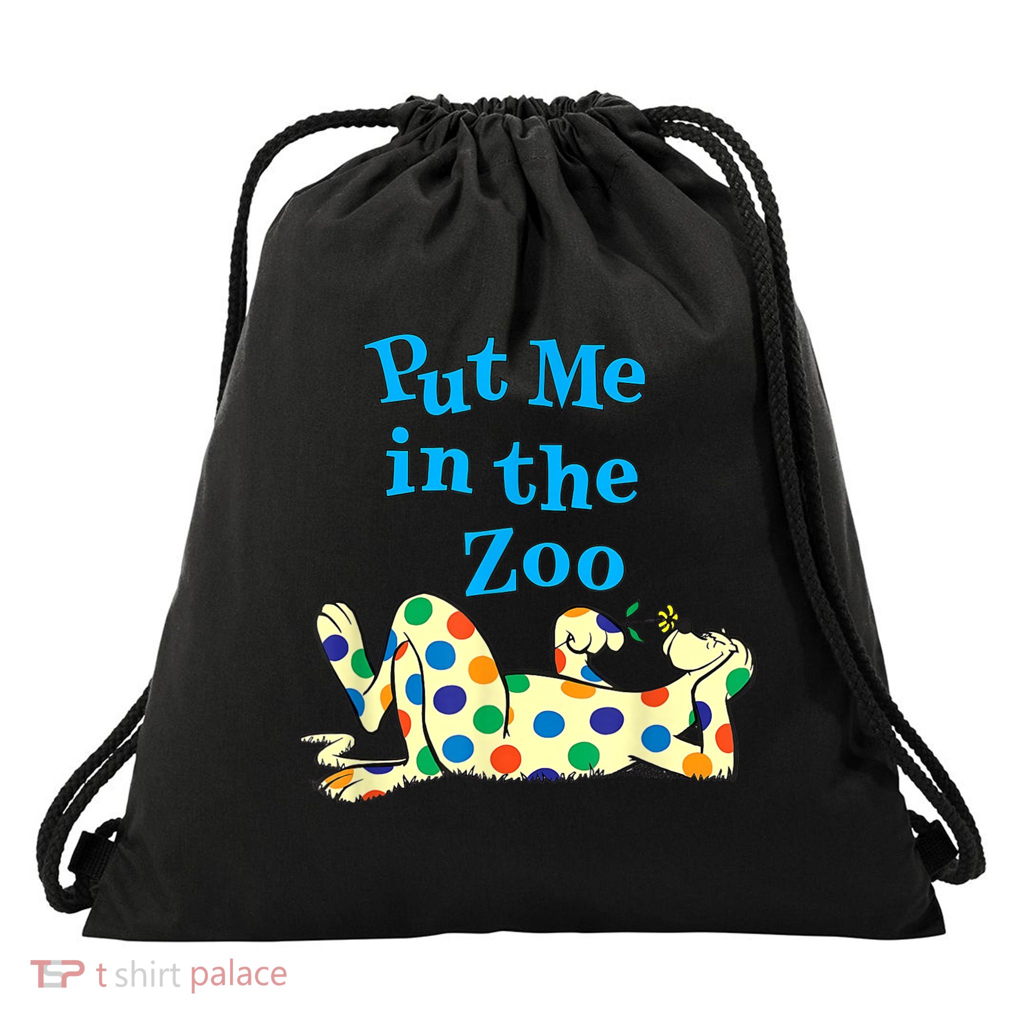Put Me In The Zoo Costume For Kids Drawstring Bag