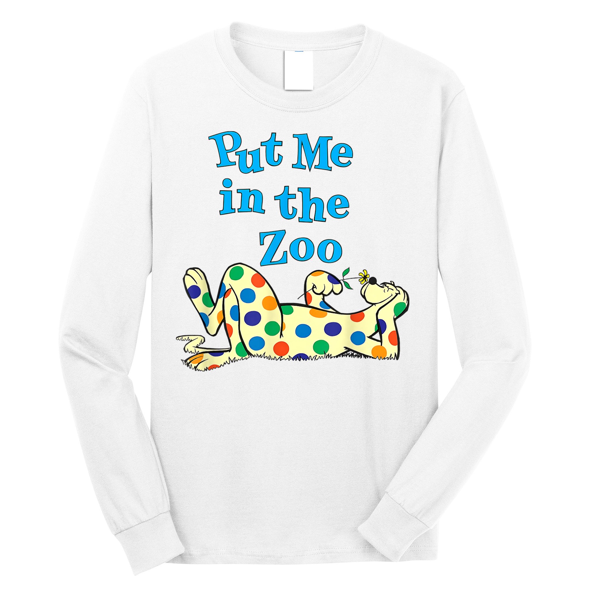 Put Me In The Zoo Costume For Kids Long Sleeve Shirt