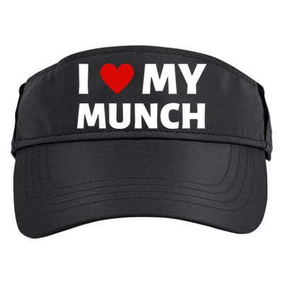 Proud Munch I Love My Munch I Heart My Munch Adult Drive Performance Visor