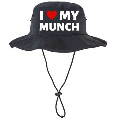 Proud Munch I Love My Munch I Heart My Munch Bucket Hat